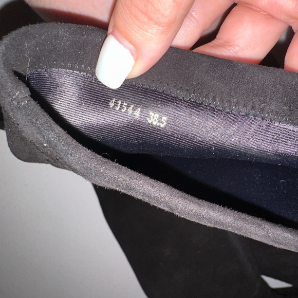 LK Bennett women’s Black Suede Knee-High Boots 38.5 fall winter closet staple - Picture 10 of 16